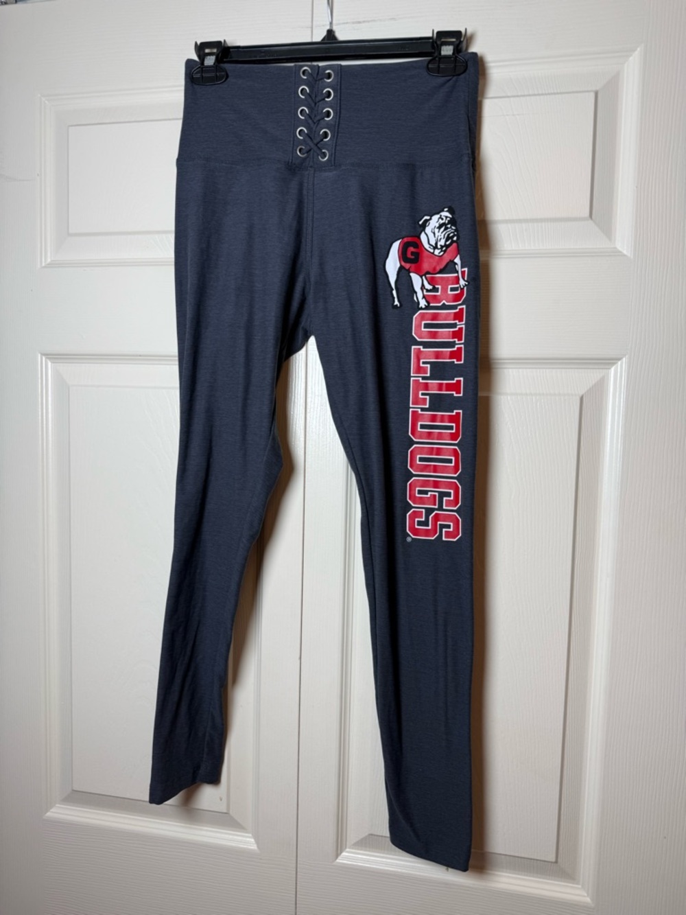 Victoria's‎ Secret PINK University Of Georgia Bulldogs Lace Up Waist Leggings